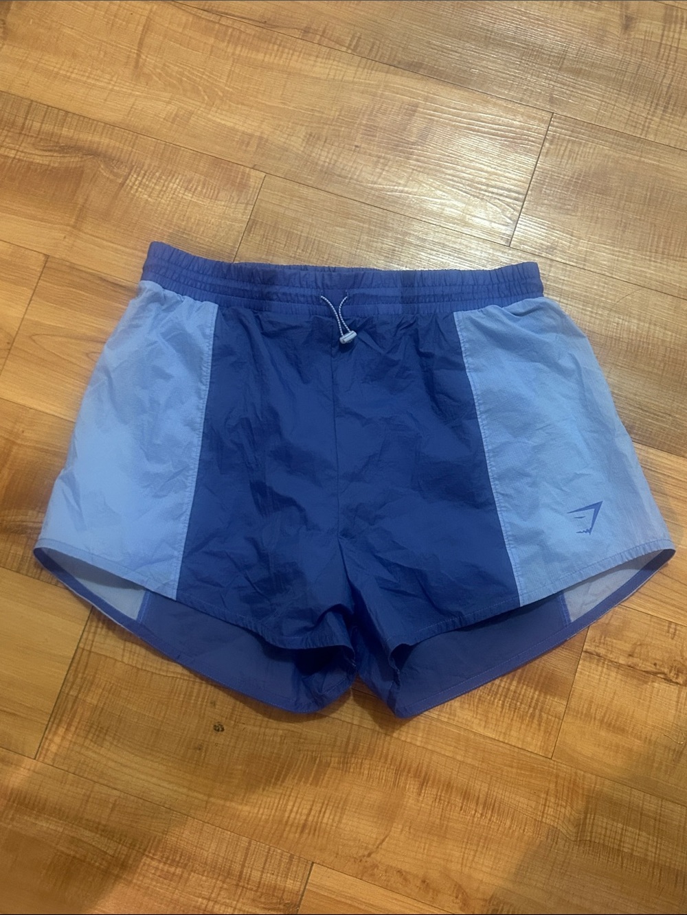 Gymshark Two-Tone Blue purple Pulse Athletic Running Shorts medium